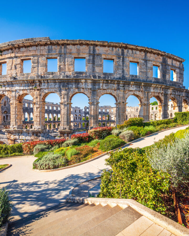 Pula in Istria region of Croatia