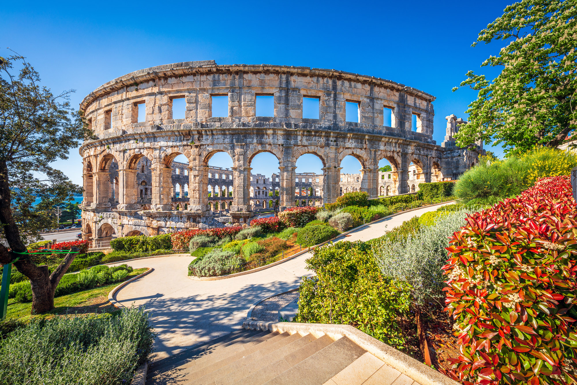 Pula in Istria region of Croatia