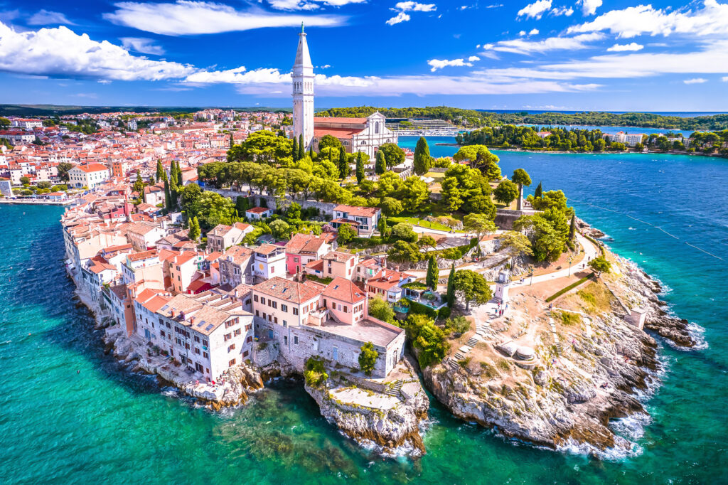 Rovinj in Istria region of Croatia